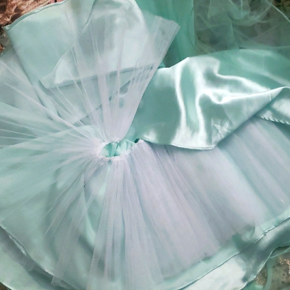 Mint green Dress / size S / brand  Dancing  queen USA. - Picture 8 of 9